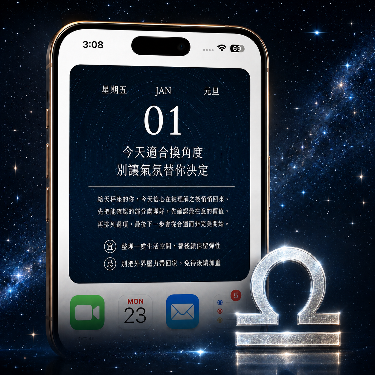 2027 手機版日曆｜天秤座