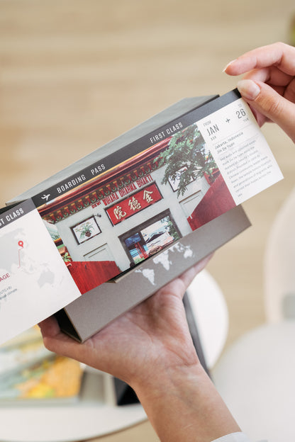【English Edition】2027 Flight Ticket Calendar & Travel Almanac
