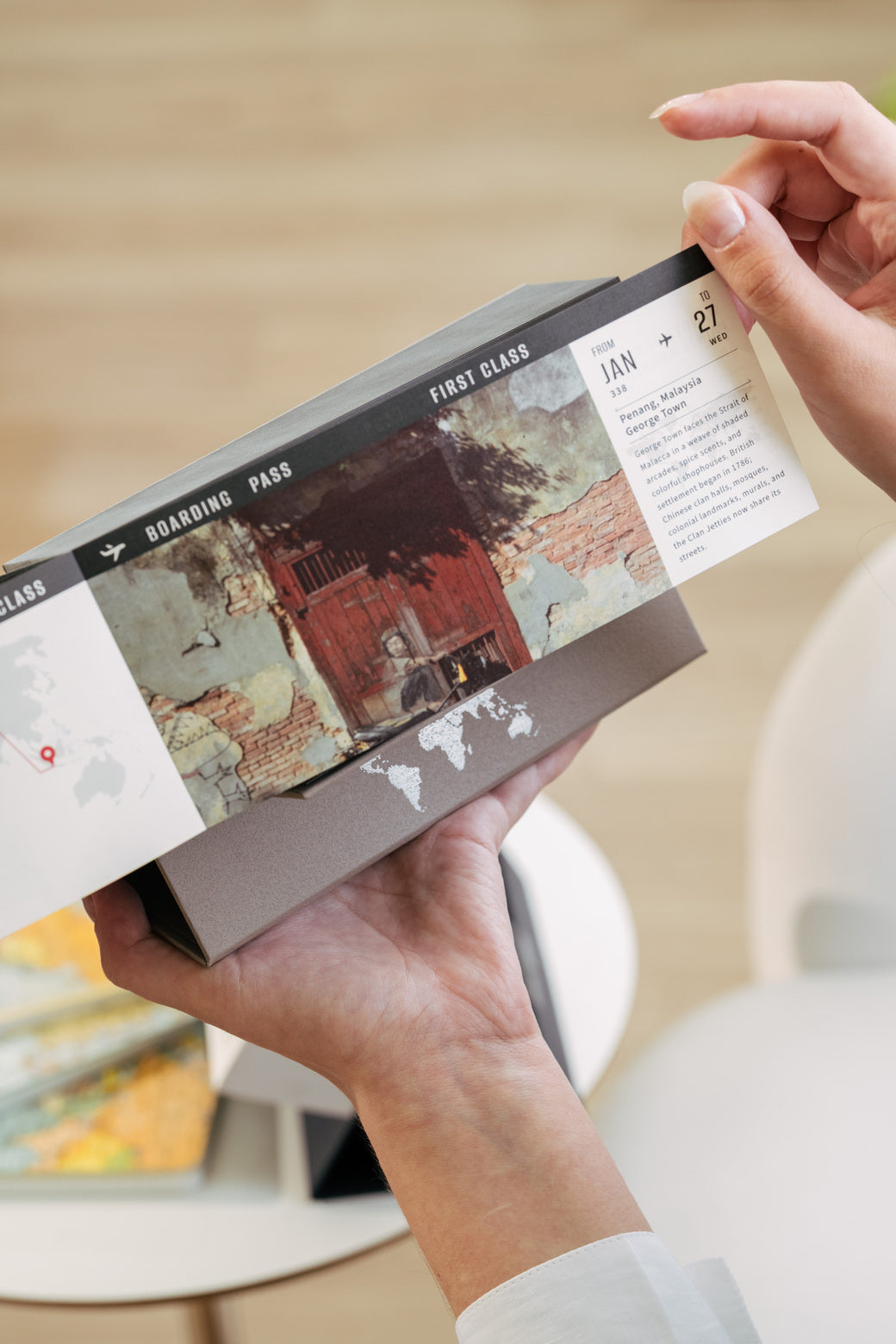 【English Edition】2027 Flight Ticket Calendar & Travel Almanac