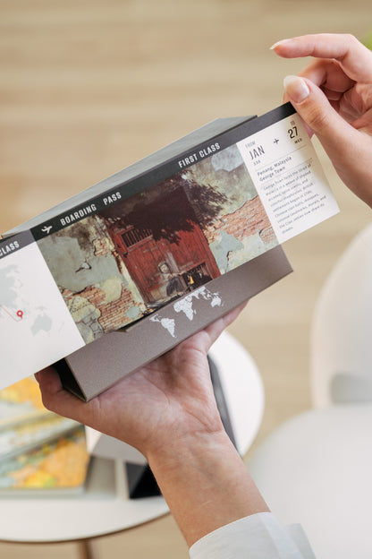 【English Edition】2027 Flight Ticket Calendar & Travel Almanac