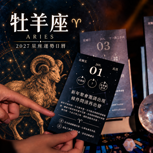 2027星座運勢日曆｜牡羊座