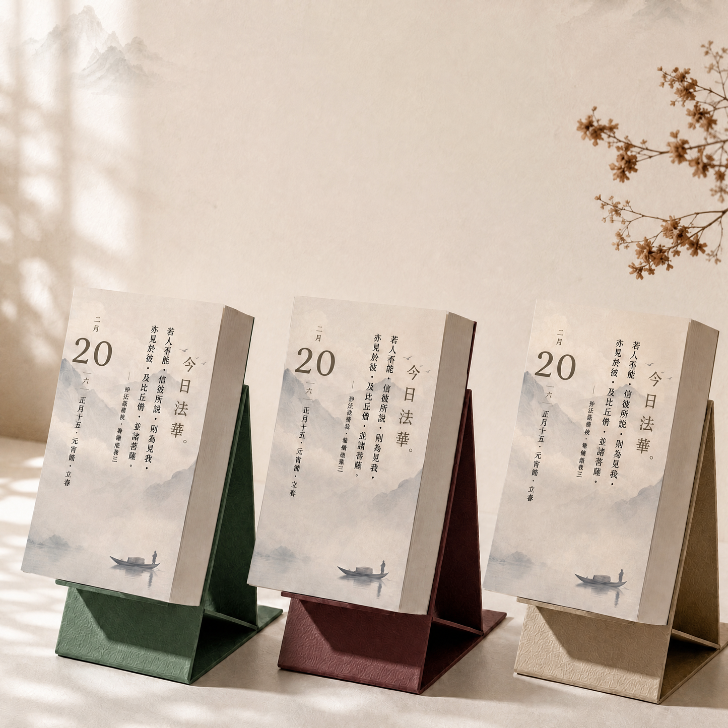 【推薦朋友品牌】2027日日法華曆｜365天短篇法華經典，日日陪伴你