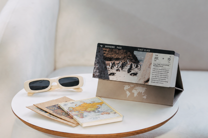 【English Edition】2027 Flight Ticket Calendar & Travel Almanac