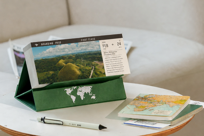【English Edition】2027 Flight Ticket Calendar & Travel Almanac