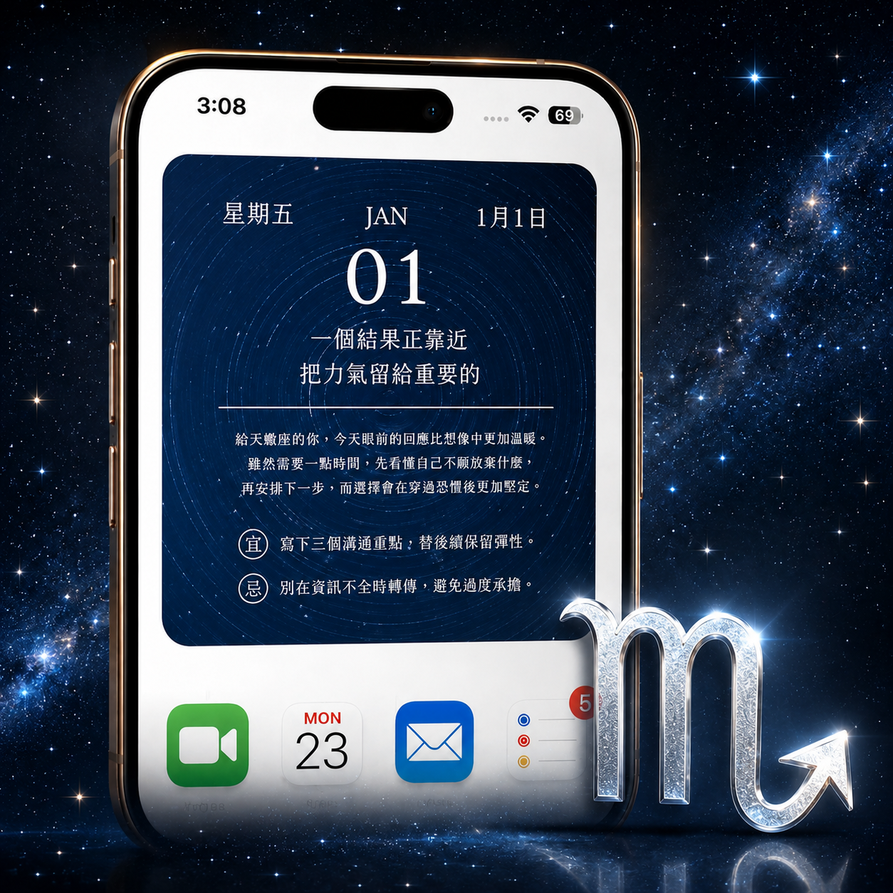 2027 手機版日曆｜天蠍座