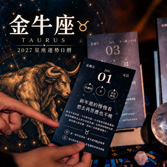 2027星座運勢日曆｜金牛座