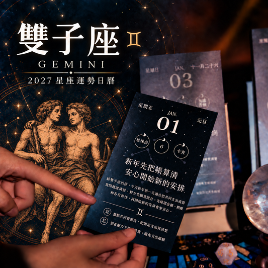 2027星座運勢日曆｜雙子座